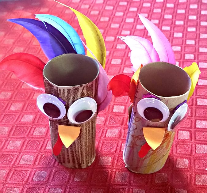 It's Turkey Time - Toilet Paper Roll Craft