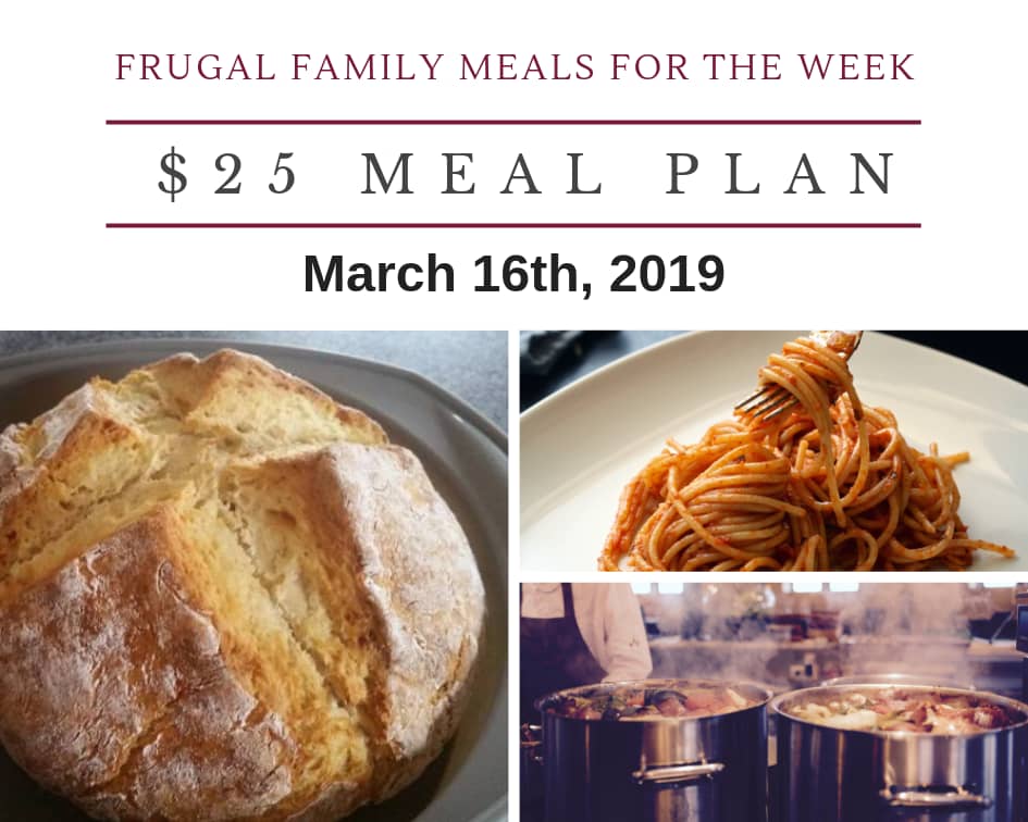 Meal Plan March 16